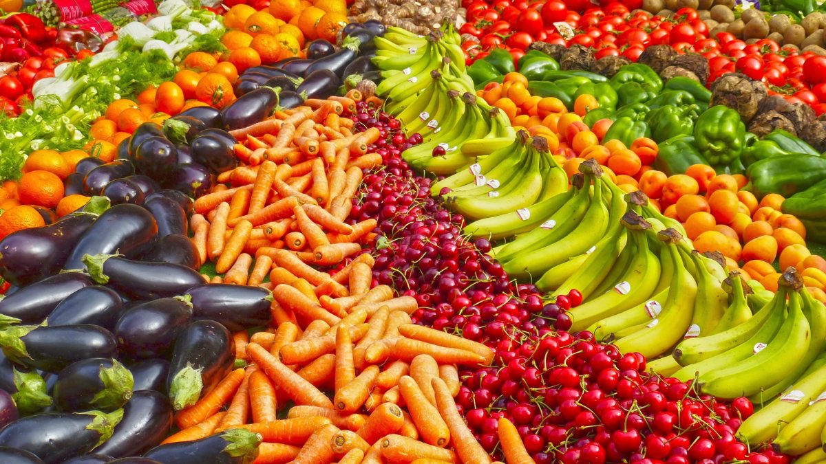 Frutas y verduras.