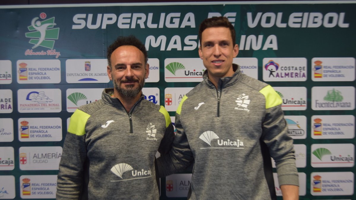 Manolo Berenguel y Marlon Palharini presentaron el partido.