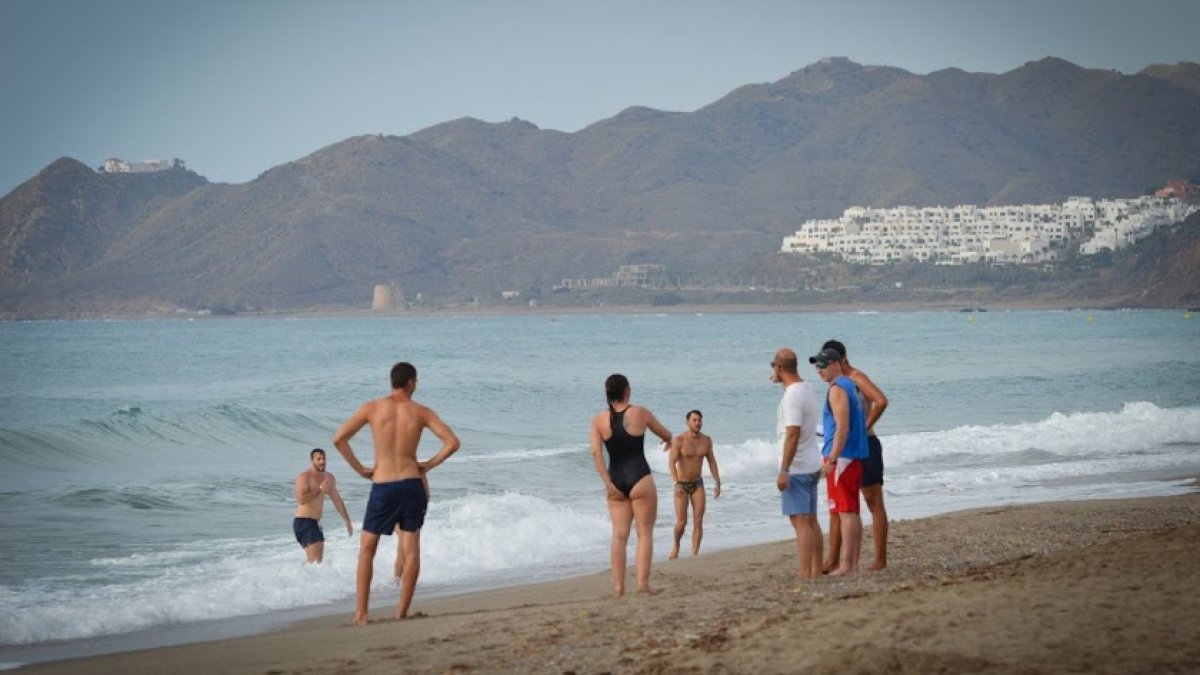 Imagen de archivo de una playa mojaquera.