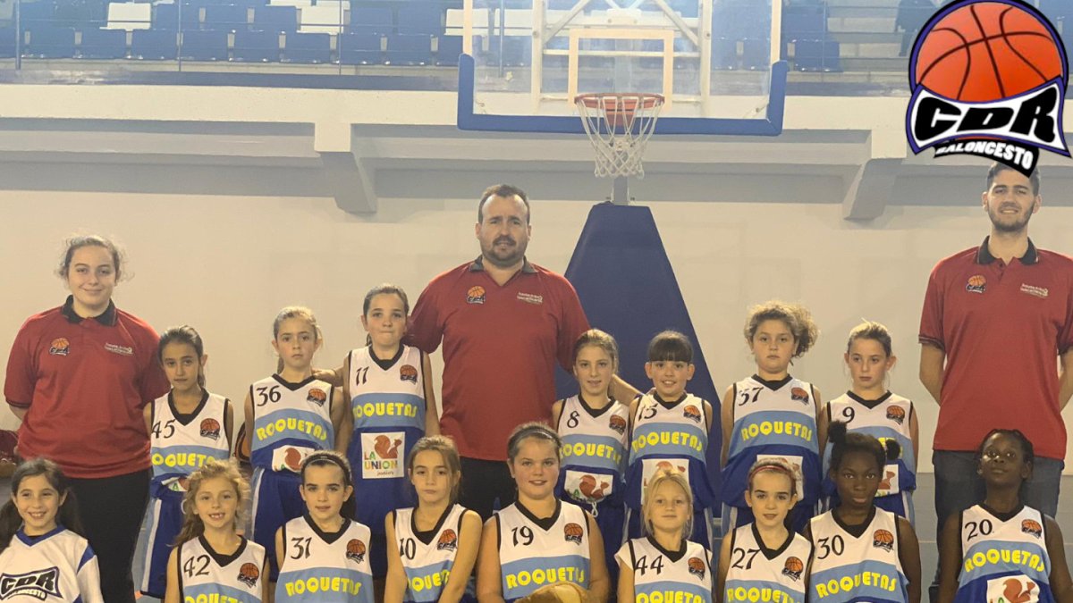 Los más pequeños de la cantera roquetera.