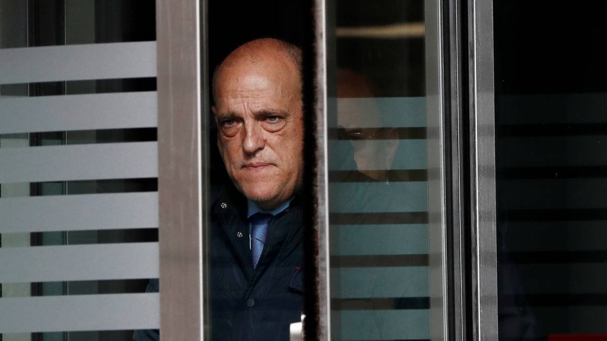 Javier Tebas, presidente de la Liga Profesional.