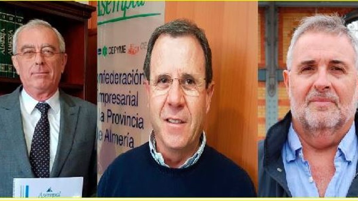 José Cano, Jerónimo Parra y José Carlos Tejada.