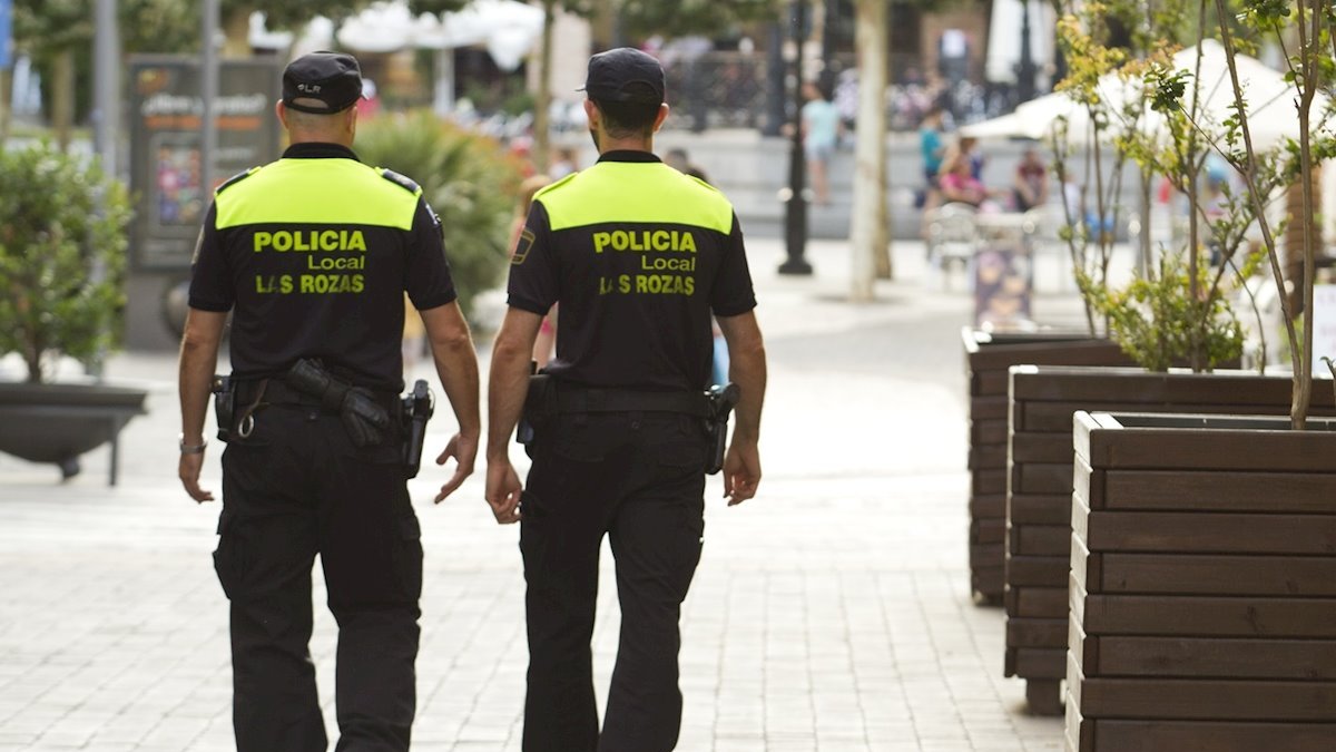 Policías locales en una imagen de archivo.