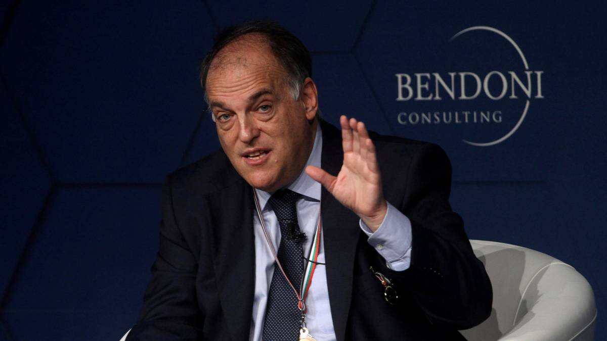 Javier Tebas, presidente de la LFP.