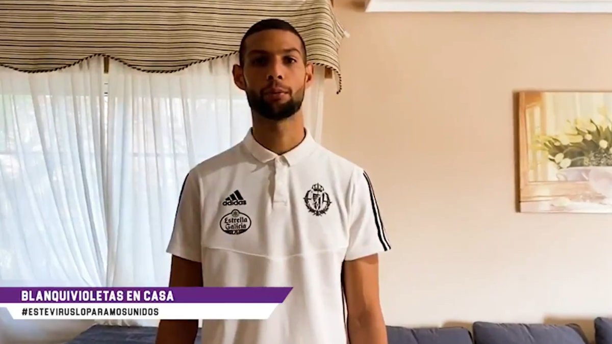 Joaquín Fernández desde su casa en Valladolid.