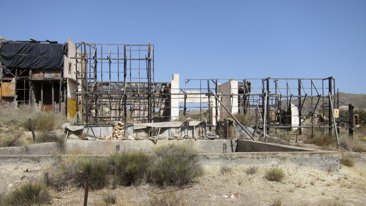 Restos del fuerte El Cóndor, decorado de cine.