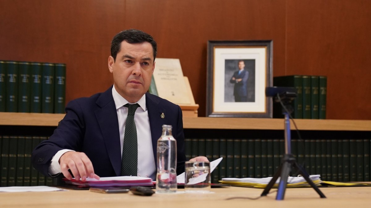 Juanma Moreno, presidente de la Junta de Andalucía.