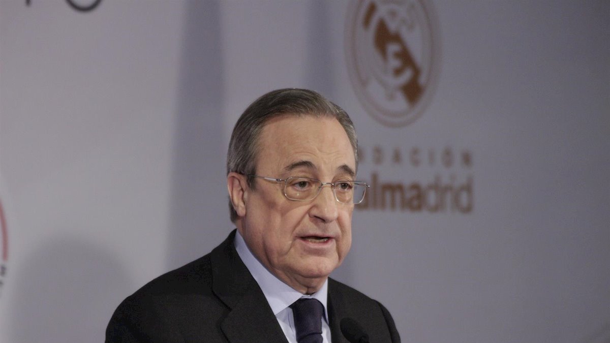Florentino Pérez, presidente del Real Madrid y artífice de la donación contra el coronavirus.