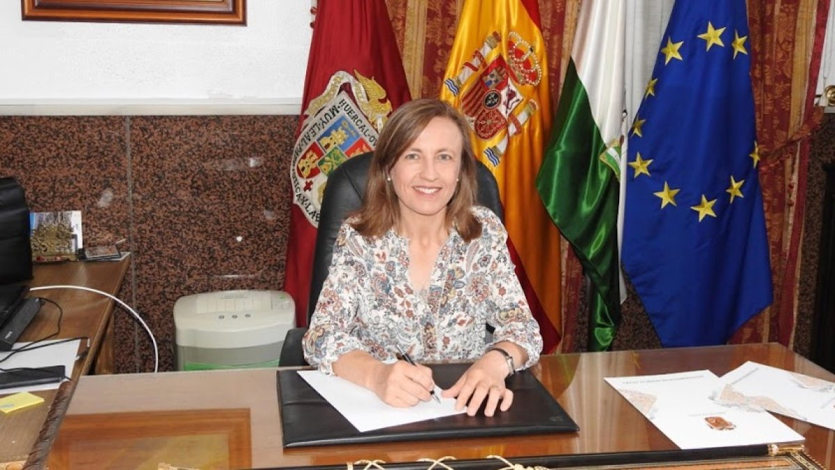 La alcaldesa de Huércal-Overa, Francisca Fernández.