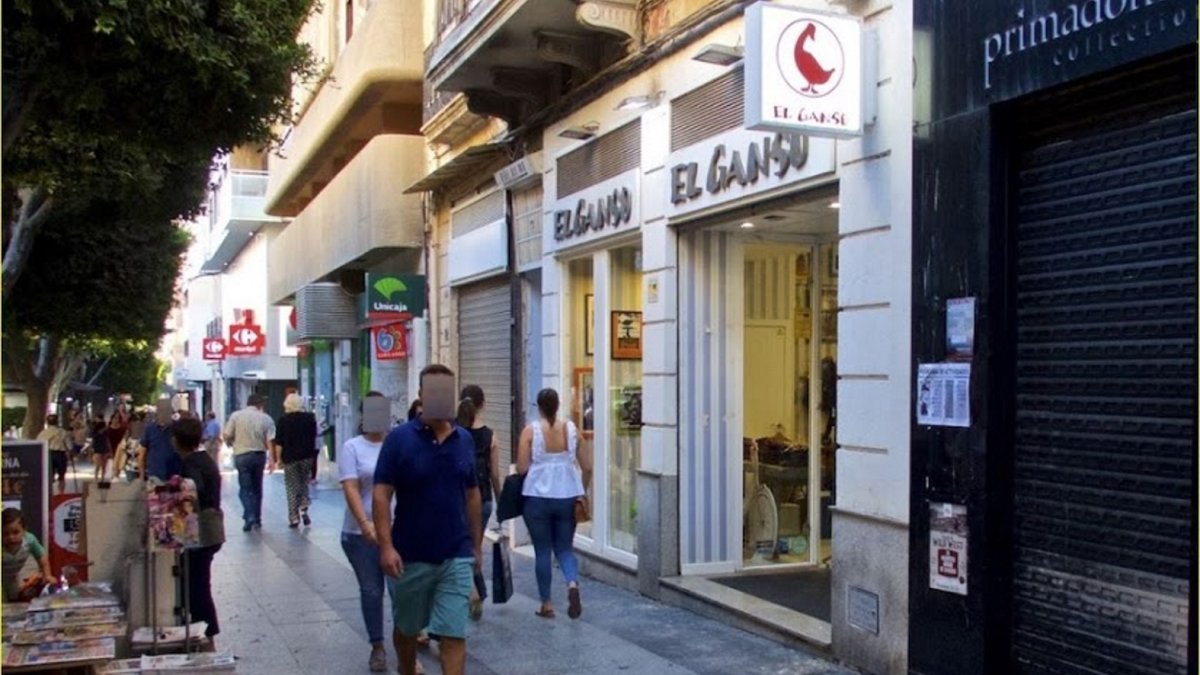 El paseo de Almería cuenta con una parte importante de locales en régimen de alquiler.