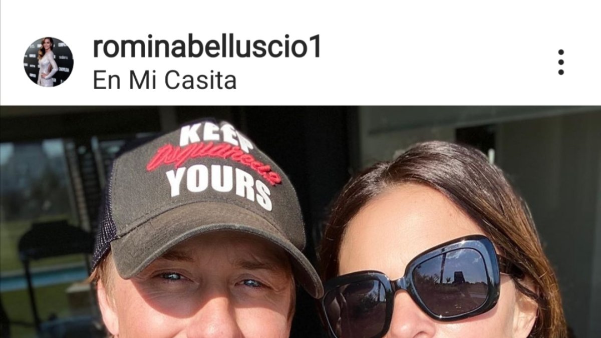 Foto que ha subido Romina con Guti a su cuenta de Instagram.