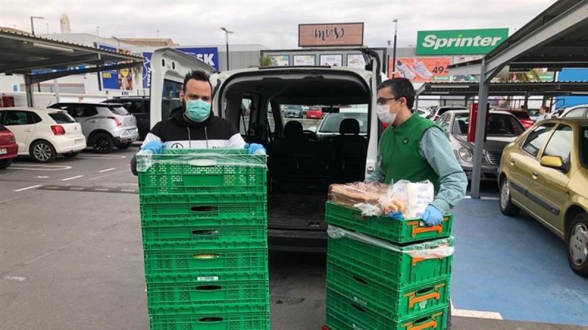 Donaciones de Mercadona a los comedores sociales almerienses.