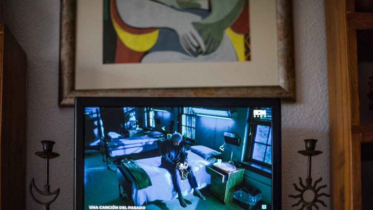 Imagen de la serie El mundo visto desde casa, realizada por el fotógrafo almeriense durante el confinamiento.