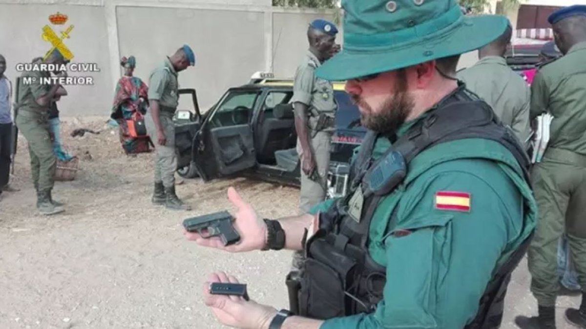 Agentes del GAR en Senegal en el marco del Ejercicio FLINTLOCK 16