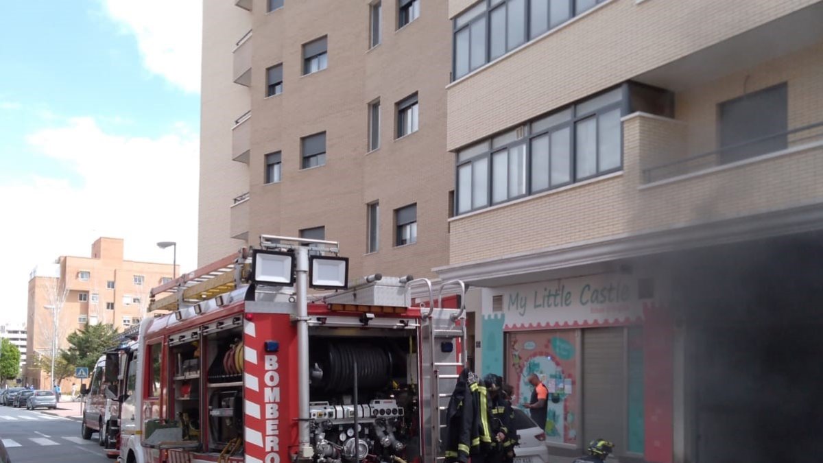 Los bomberos actuaron rápidamente.