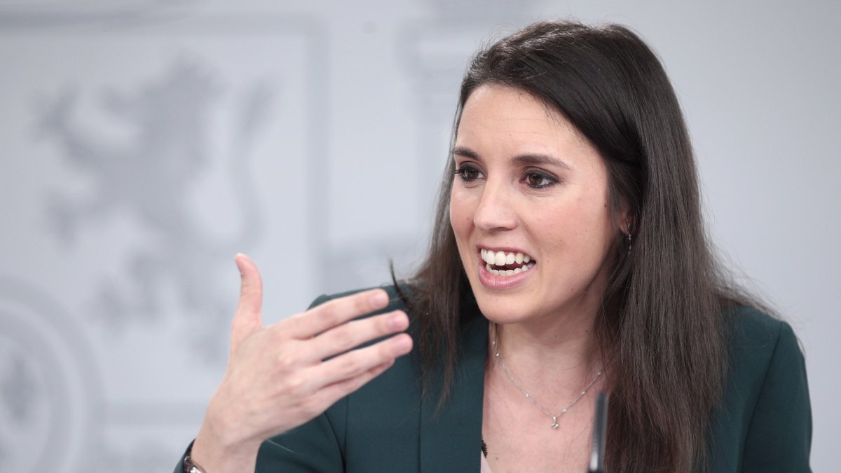 Irene Montero, ministra de Igualdad.
