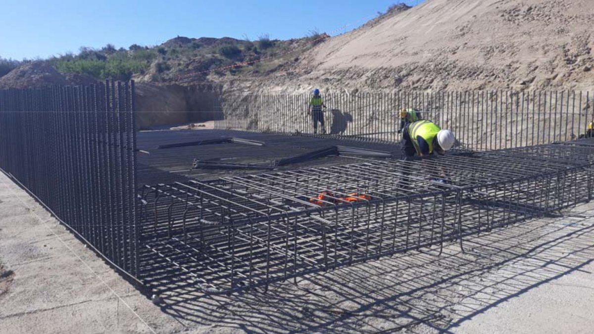Trabajos que estaban en marcha del AVE en Almería