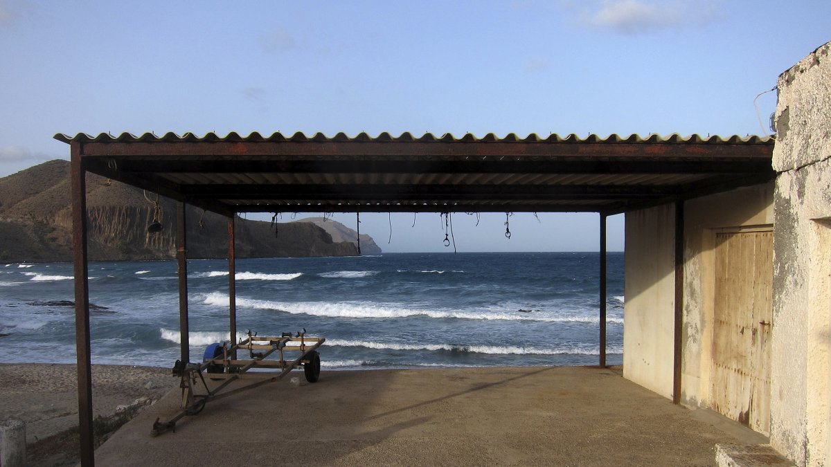 Vistas del mar desde el Parque Natural de Cabo de Gata-Níjar.