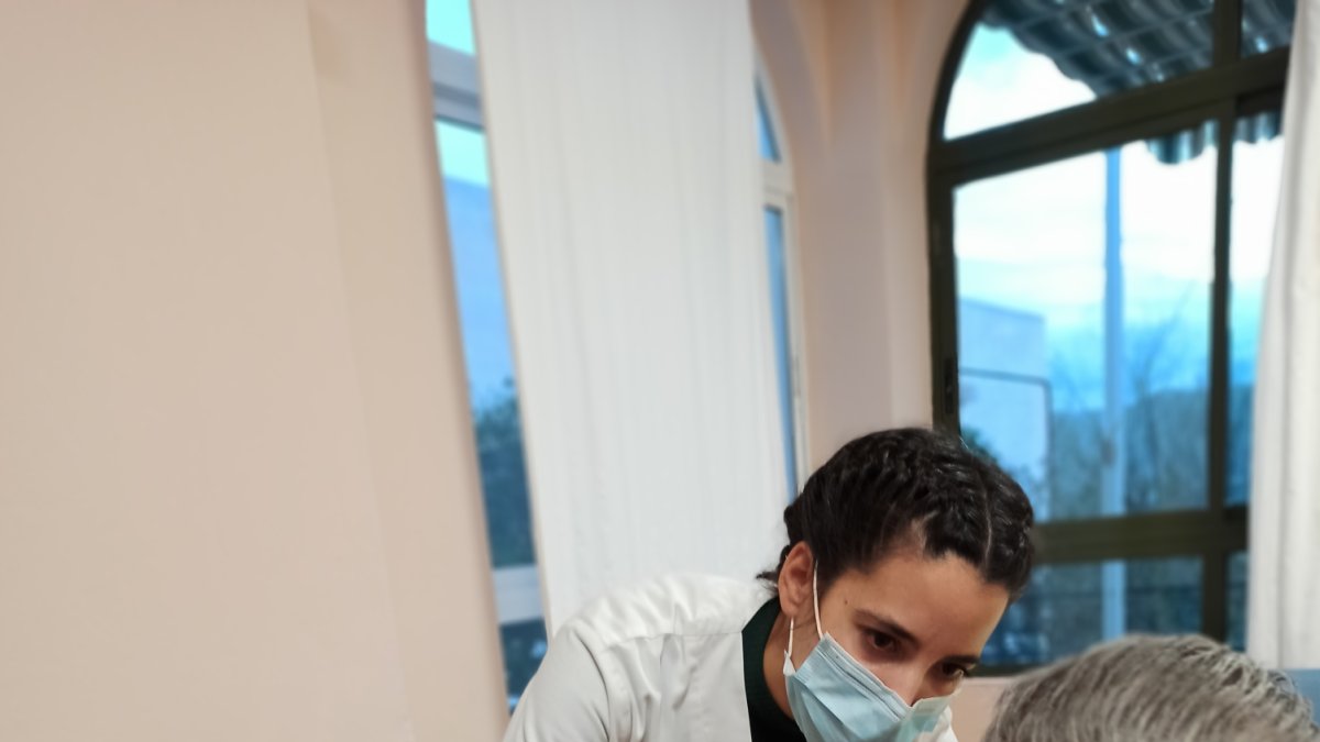 Interior de la residencia de Pechina.