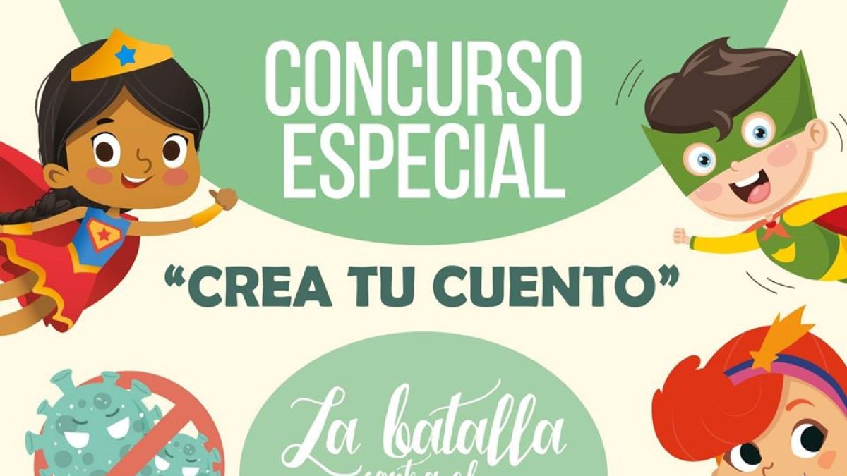 Cartel del Concurso Especial Crea tu Cuento de editorial GEU.