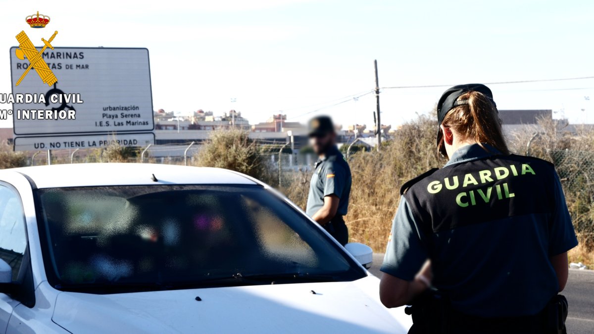 Control de la Guardia Civil