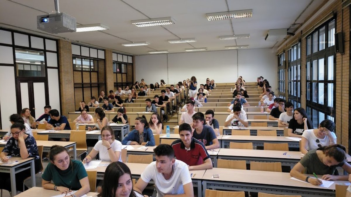Imagen de la Selectividad de 2019.