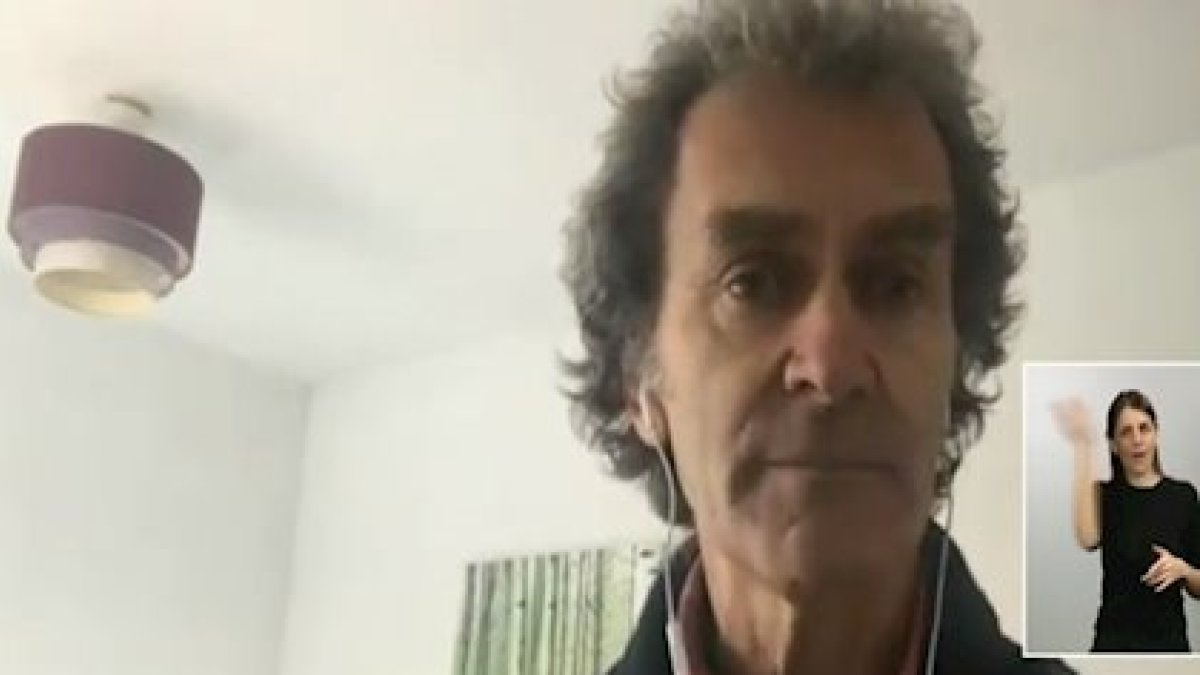 Fernando Simón interviene por videoconferencia tras dar positivo por coronavirus.