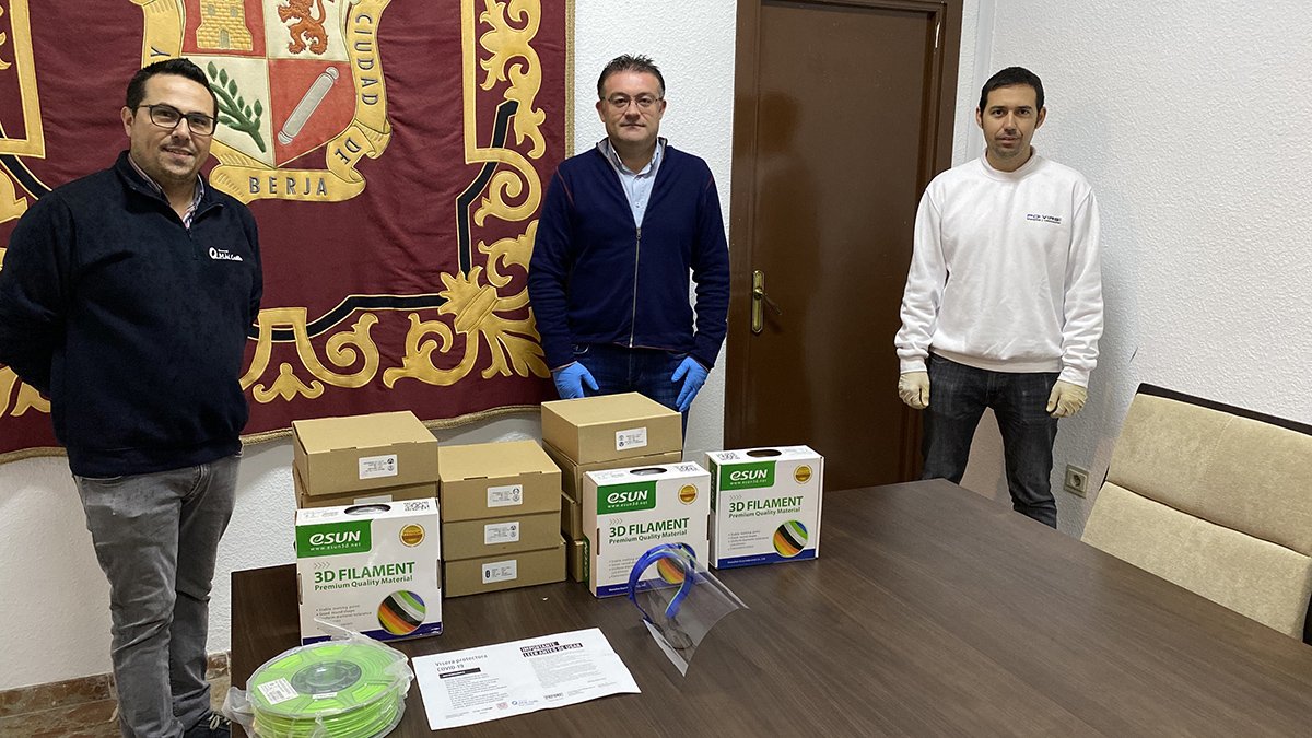 Material adquirido por parte del Ayuntamiento de Berja.