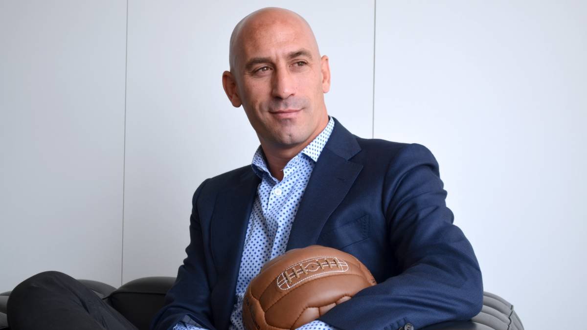 Luis Rubiales, presidente de la Federación Española.
