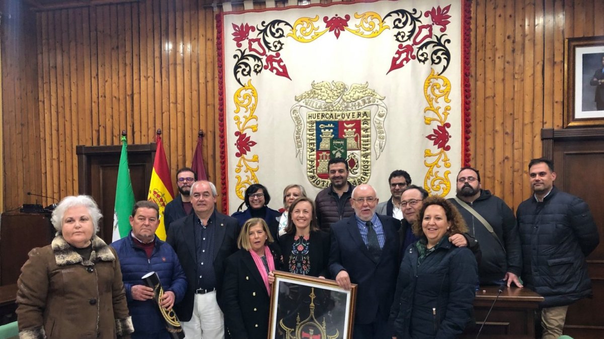 Presentación del cartel de la Semana Santa en febrero.