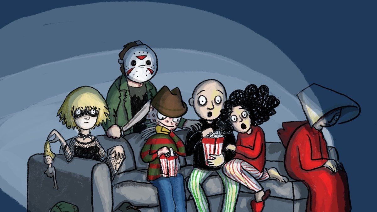 Ver una película acompañada de personajes cinematográficos, por Carmen F. Agudo.