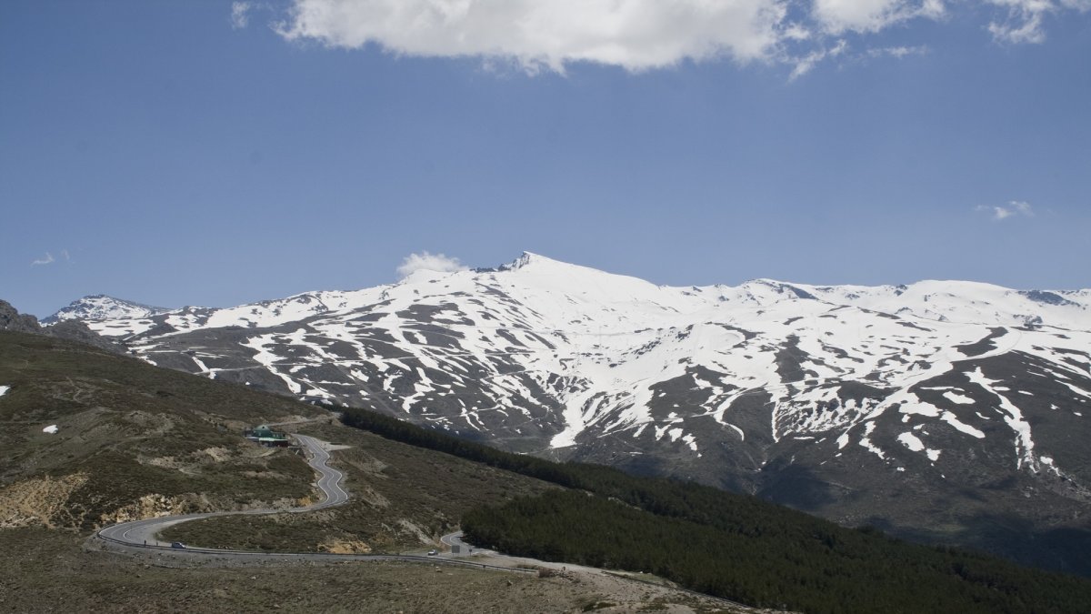 Imagen del pico Veleta, en Sierra Nevada.