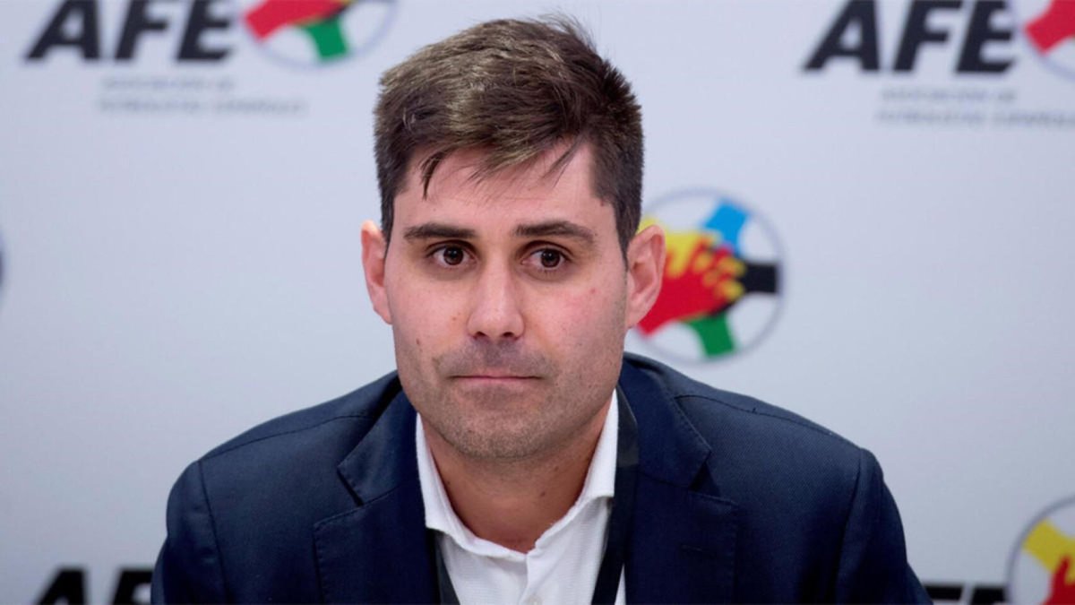 David Aganzo, presidente de la Asociación de Futbolistas.