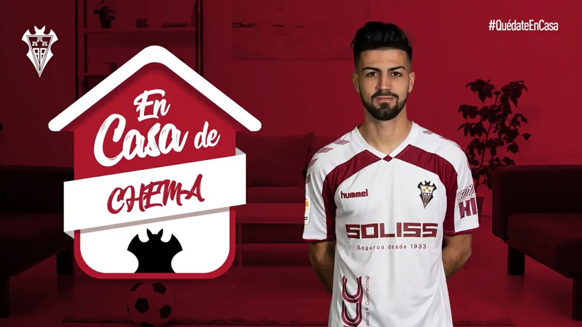 Chema Núñez está pasando la cuarentena con su pareja.