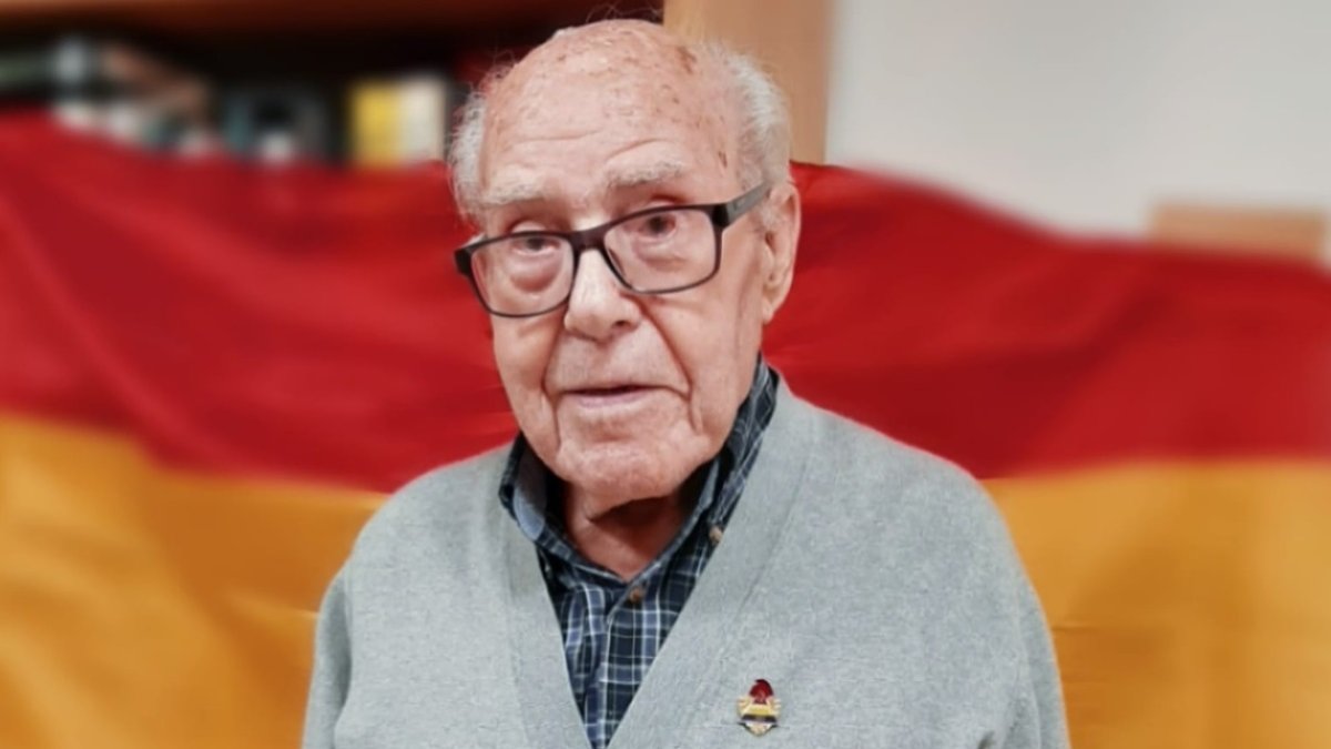 Nicolás López fue republicano de corazón hasta el fin de sus días (Foto: Inma Martínez).