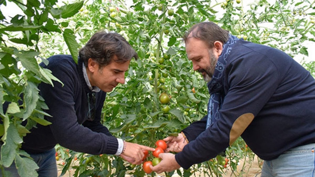 Ángel Ruiz Serna (d) y Javier Moreno (i), de Ecoculture Biosciences.