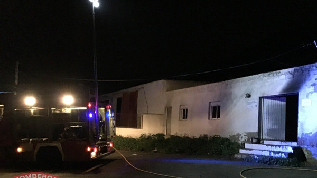 Inmueble donde tuvo lugar el incendio.
