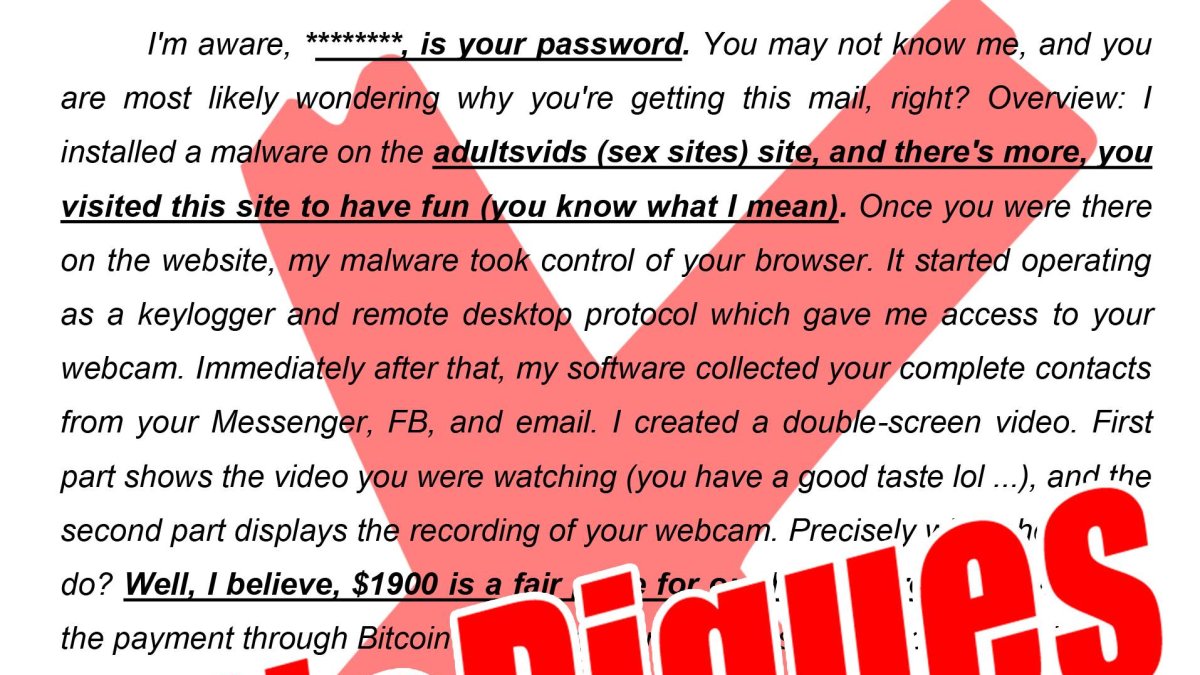 Los agentes recomiendan desconfiar siempre de este tipo de correos electrónicos.