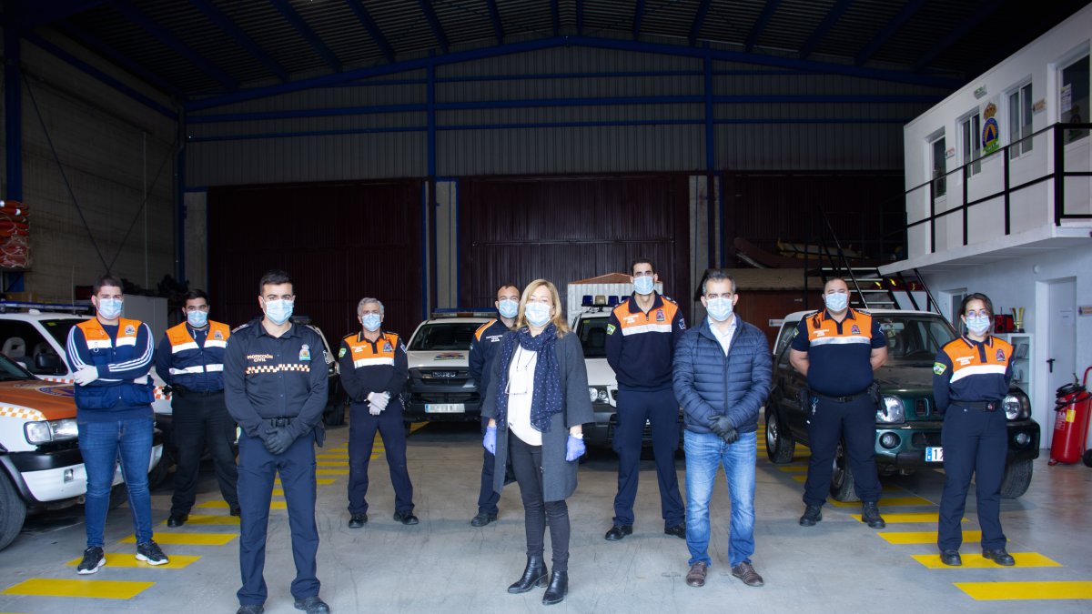 La alcaldesa, Esperanza Pérez, ha supervisado todos los servicios.