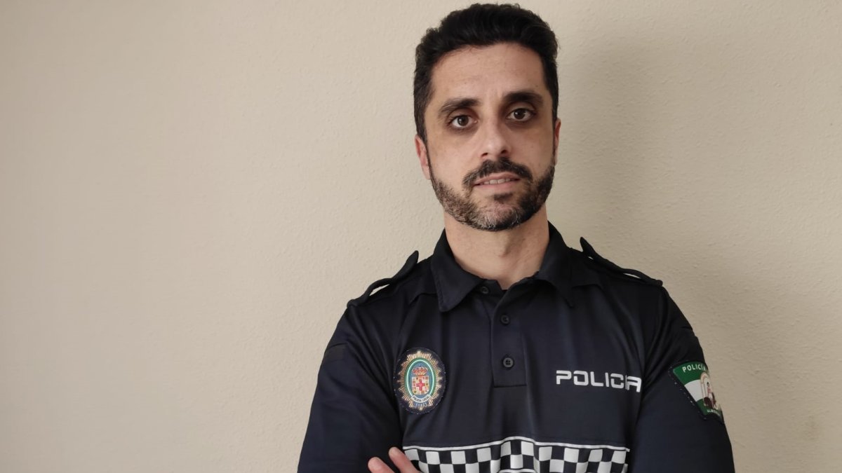 Israel Ruiz López, oficial de la Policía Local de Almería.