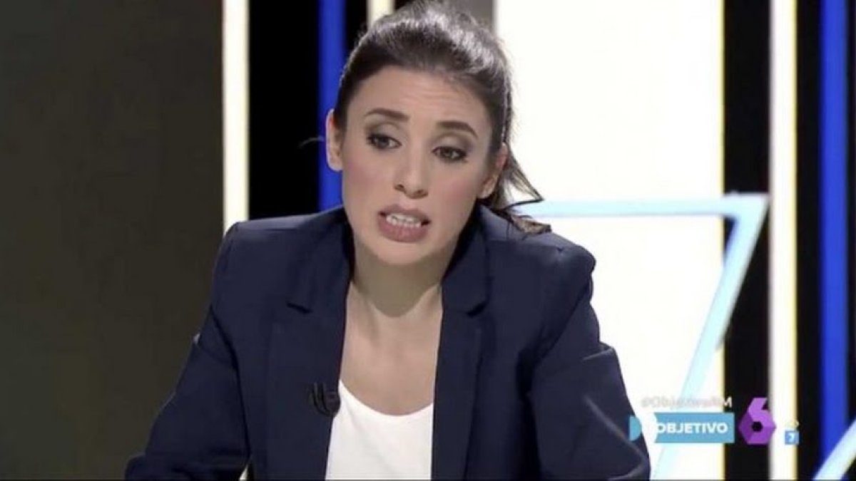 Irene Montero, ministra de Igualdad.