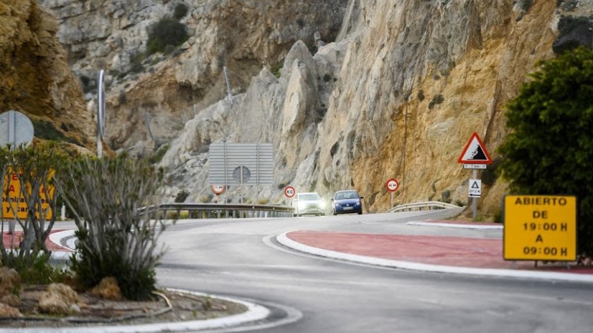 Zona de El Cañarete durante el tiempo de las obras