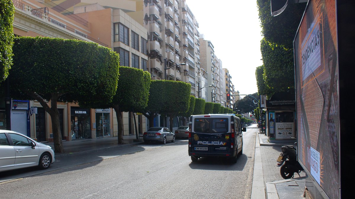 El Paseo, en pleno estado de alarma.