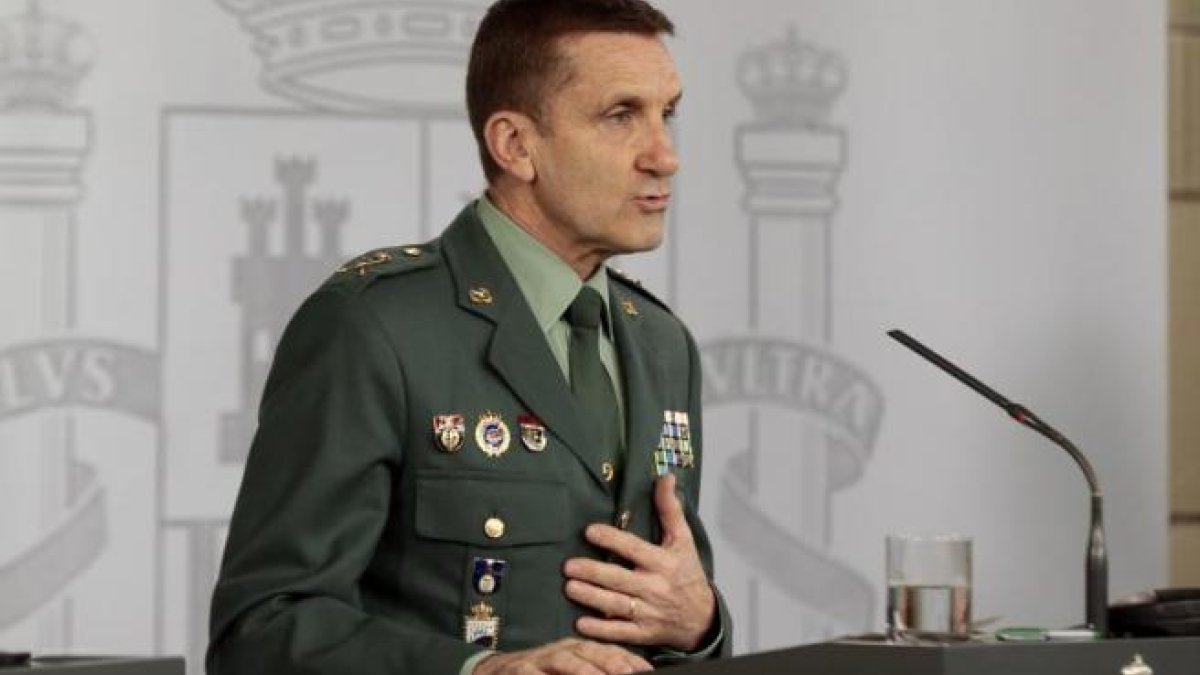 El general Santiago de la Guardia Civil.
