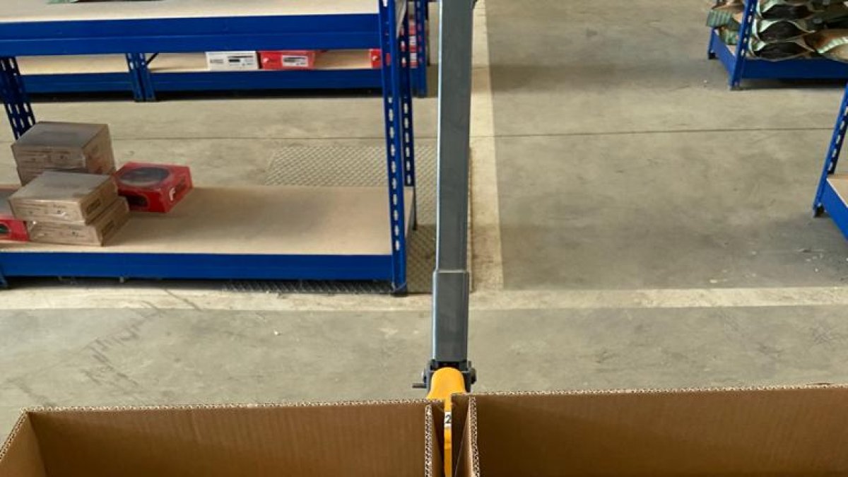 Parte del filamento que el Ayuntamiento ha donado.