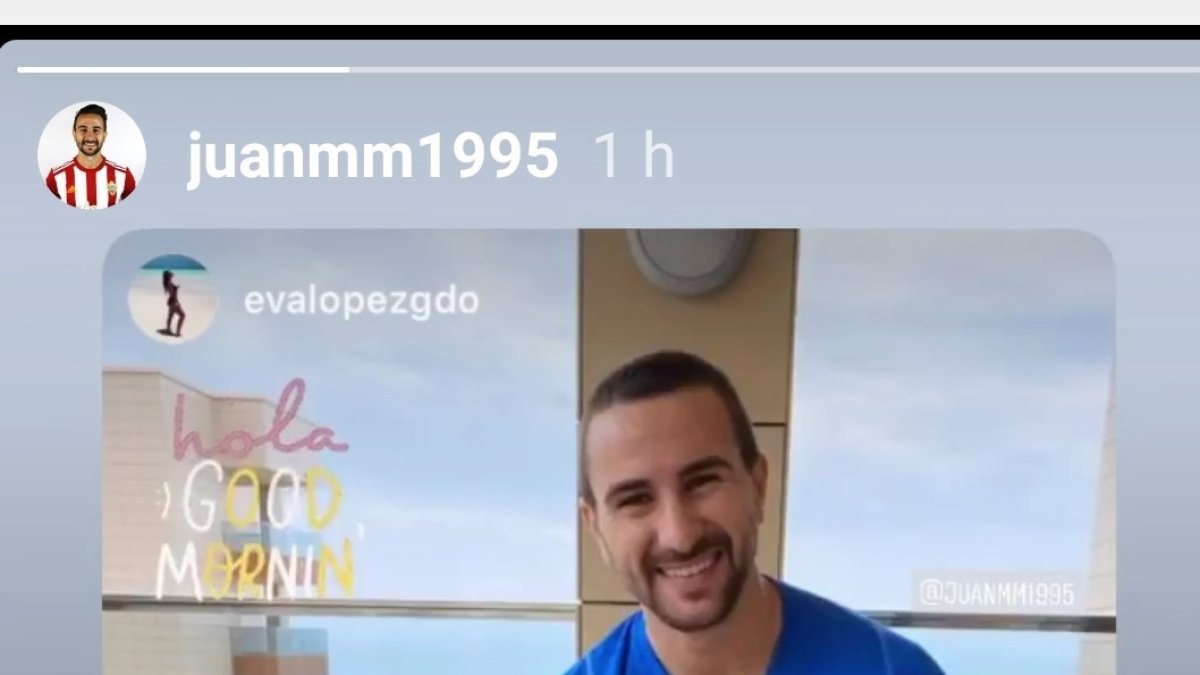 Juan Muñoz en casa.