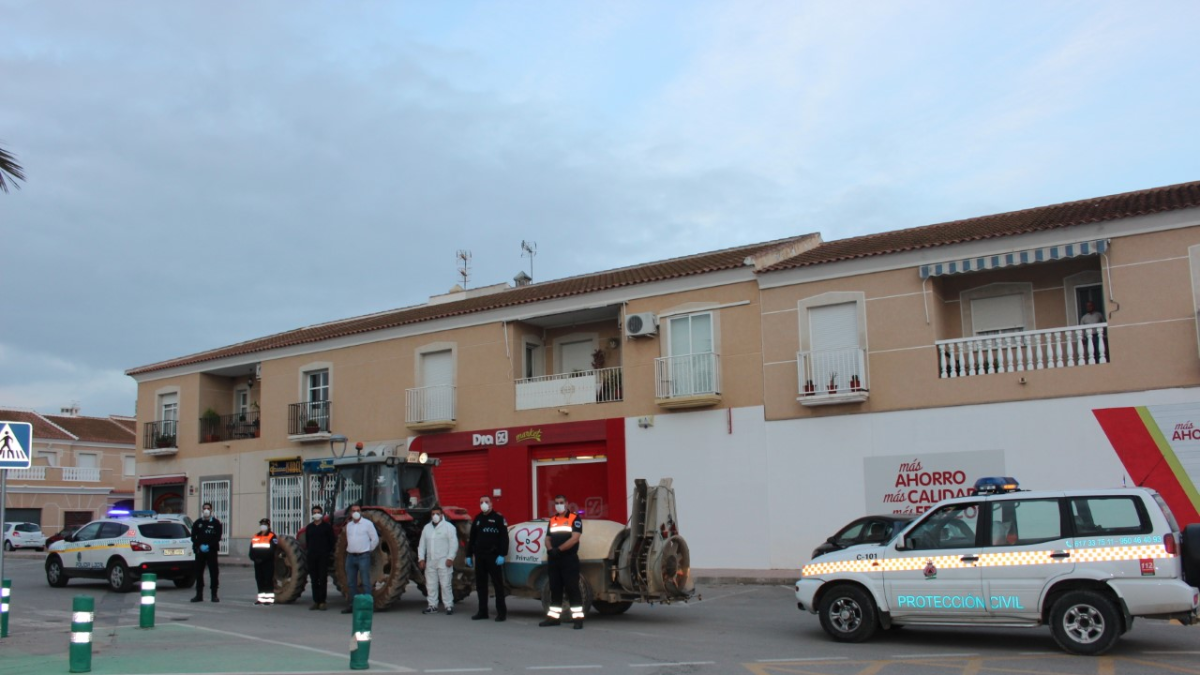 Primaflor colabora con las tareas de desinfección de Pulpí y Cuevas de Almanzora
