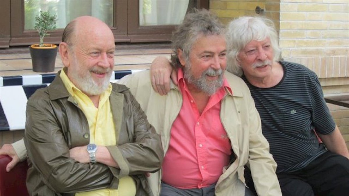 Marcos Mundstock, a la izquierda de la imagen.