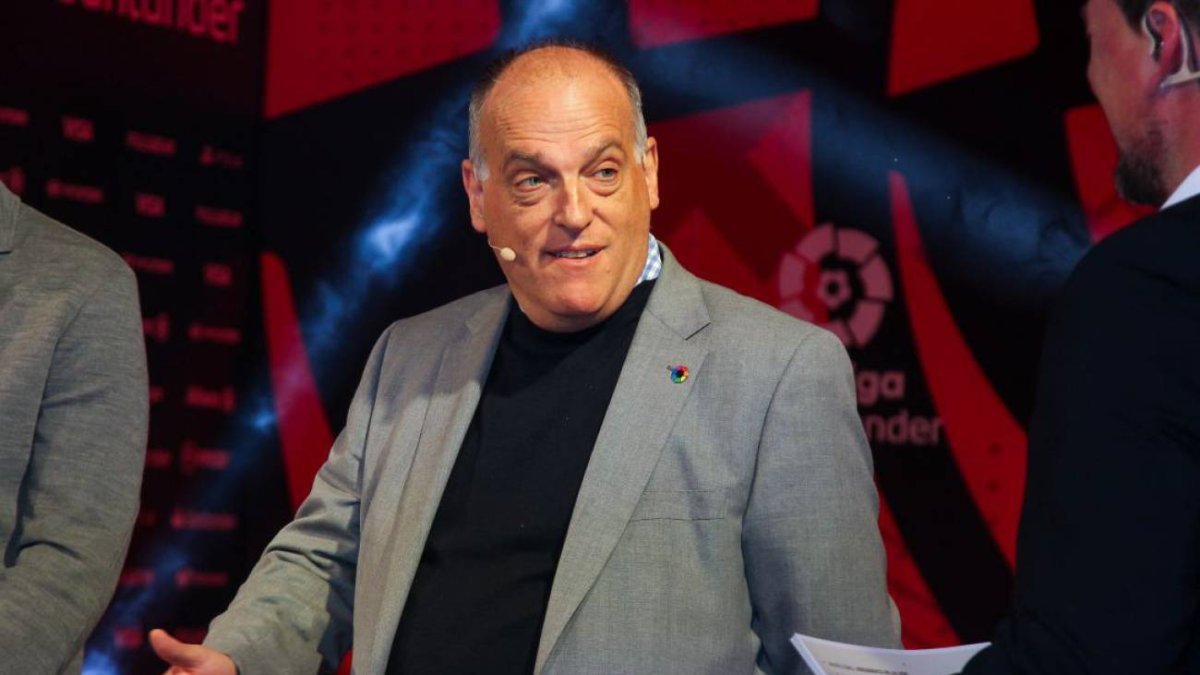 Tebas sigue dando pasos para la vuelta de la competición.