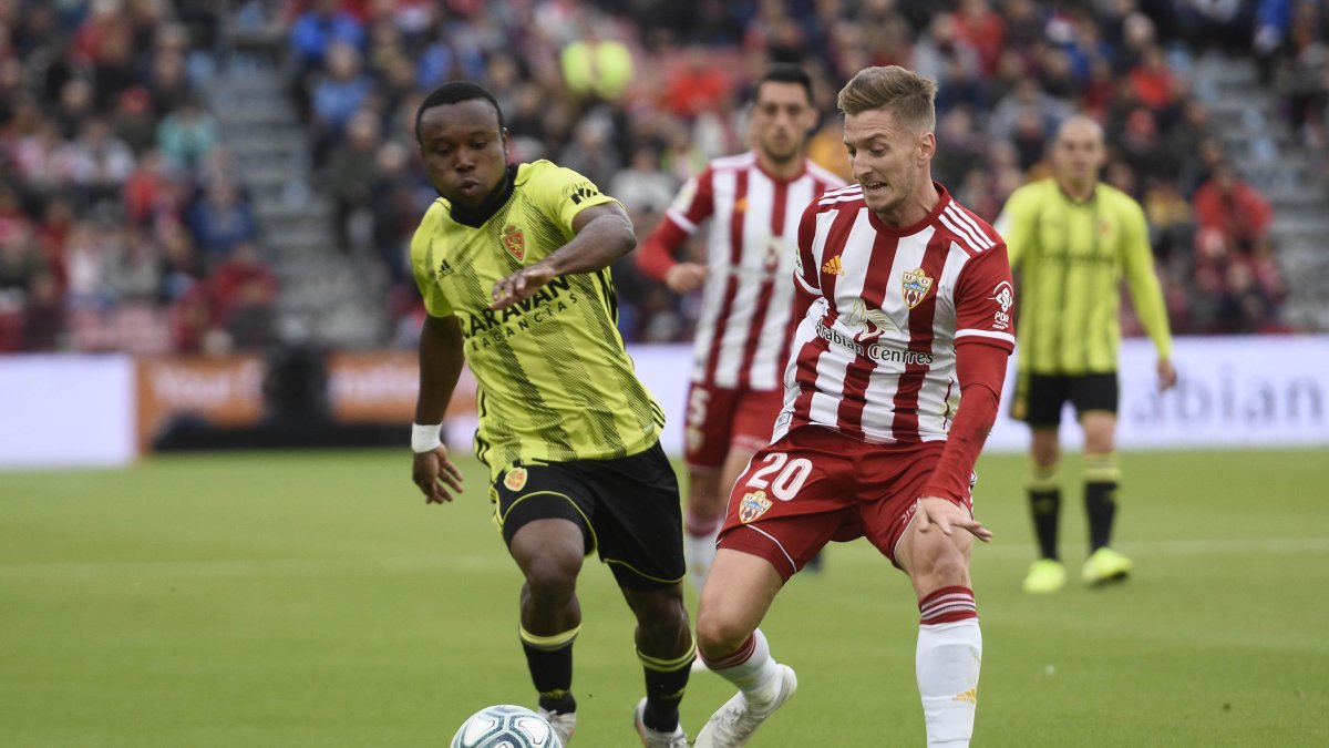 El partido con el Zaragoza será vital para lograr el objetivo.